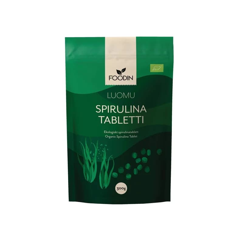 Foodin Luomu Spirulinatabletit