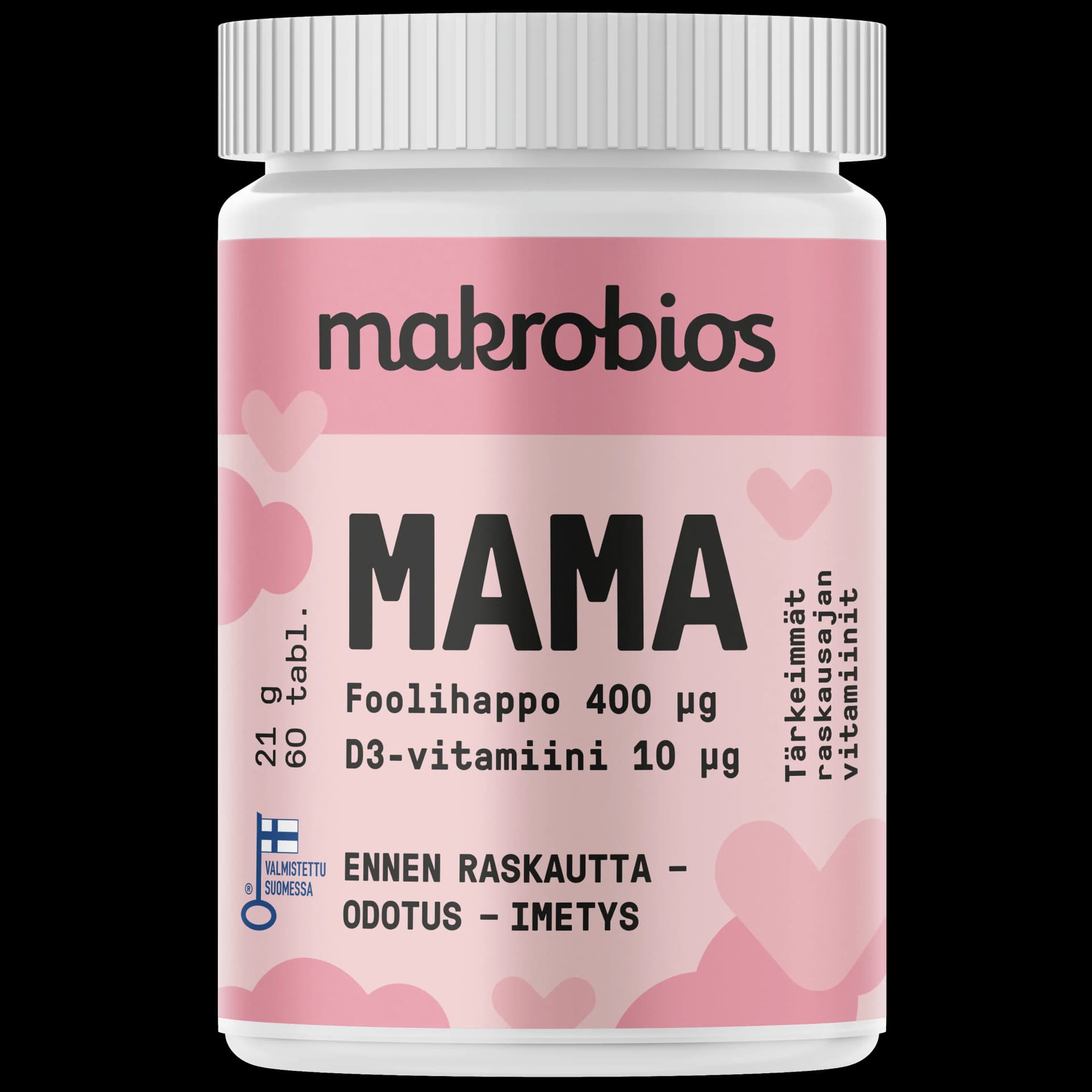 Makrobios Mama Foolihappo + D-vitamiini