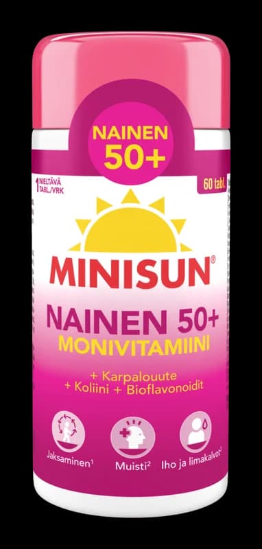 Minisun Monivitamiini Nainen 50+