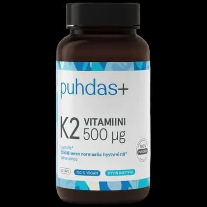 Puhdas+ K2-vitamiini 500
