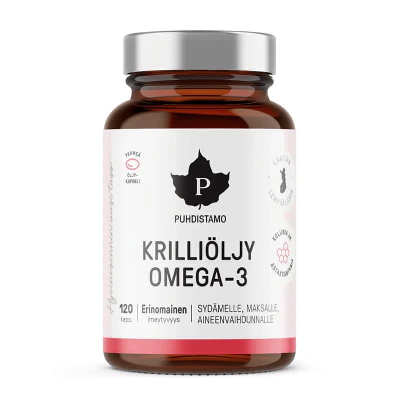 Puhdistamo Krilliöljy Omega-3