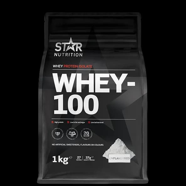 Star Nutrition Whey-100 Maustamaton