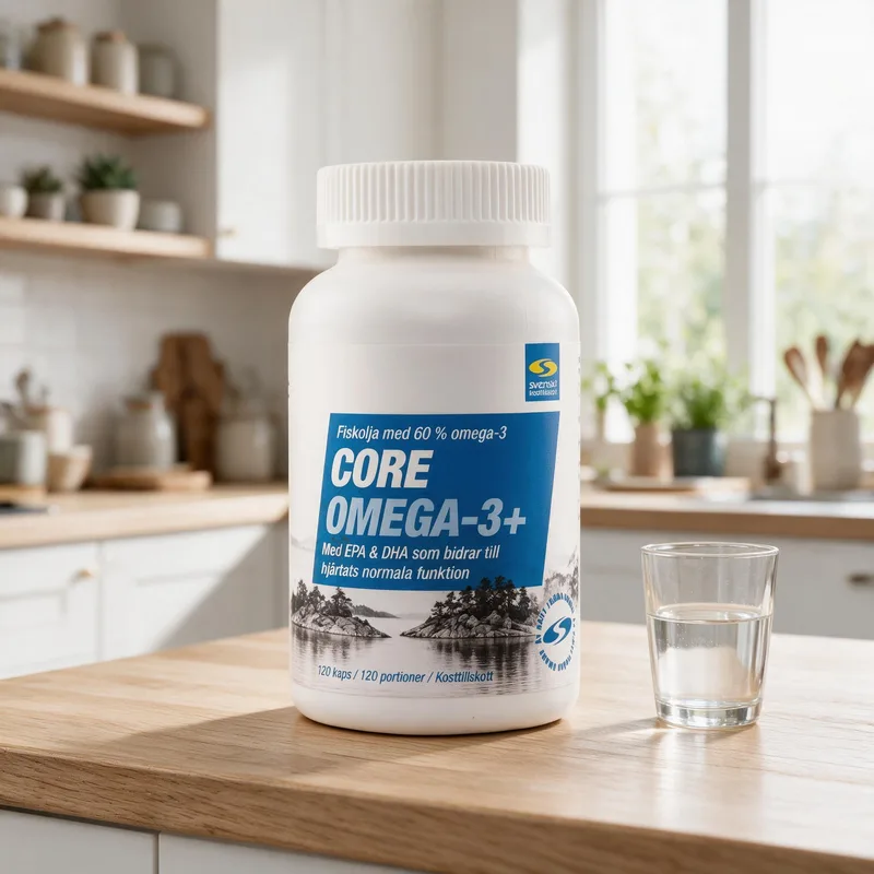 Core Omega-3+ arkiympäristössä