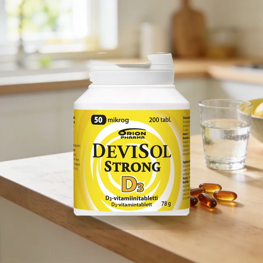 Devisol Strong 50 mikrog arkiympäristössä