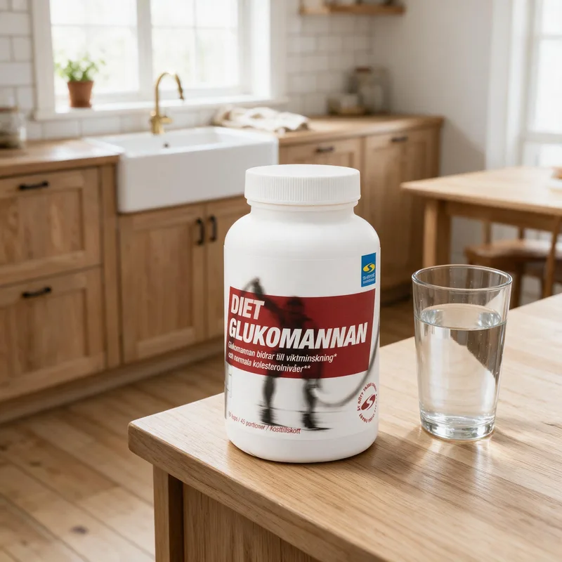 Diet Glukomannaani arkiympäristössä