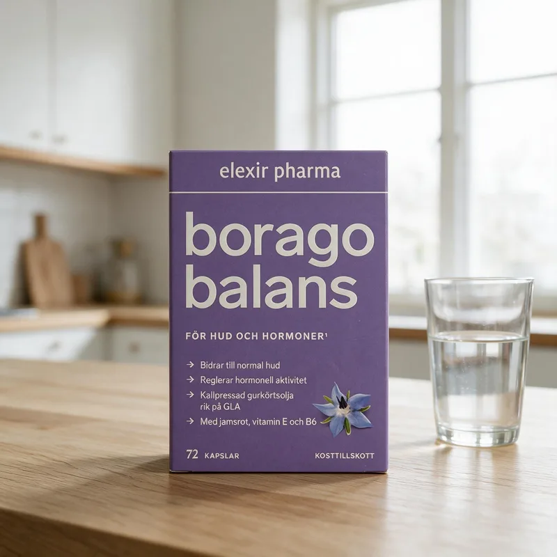Elexir Pharma Borago Jamsjuuri EKO arkiympäristössä