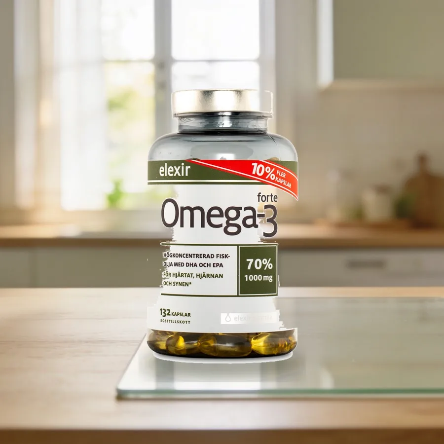 Elexir Pharma Omega-3 Forte arkiympäristössä