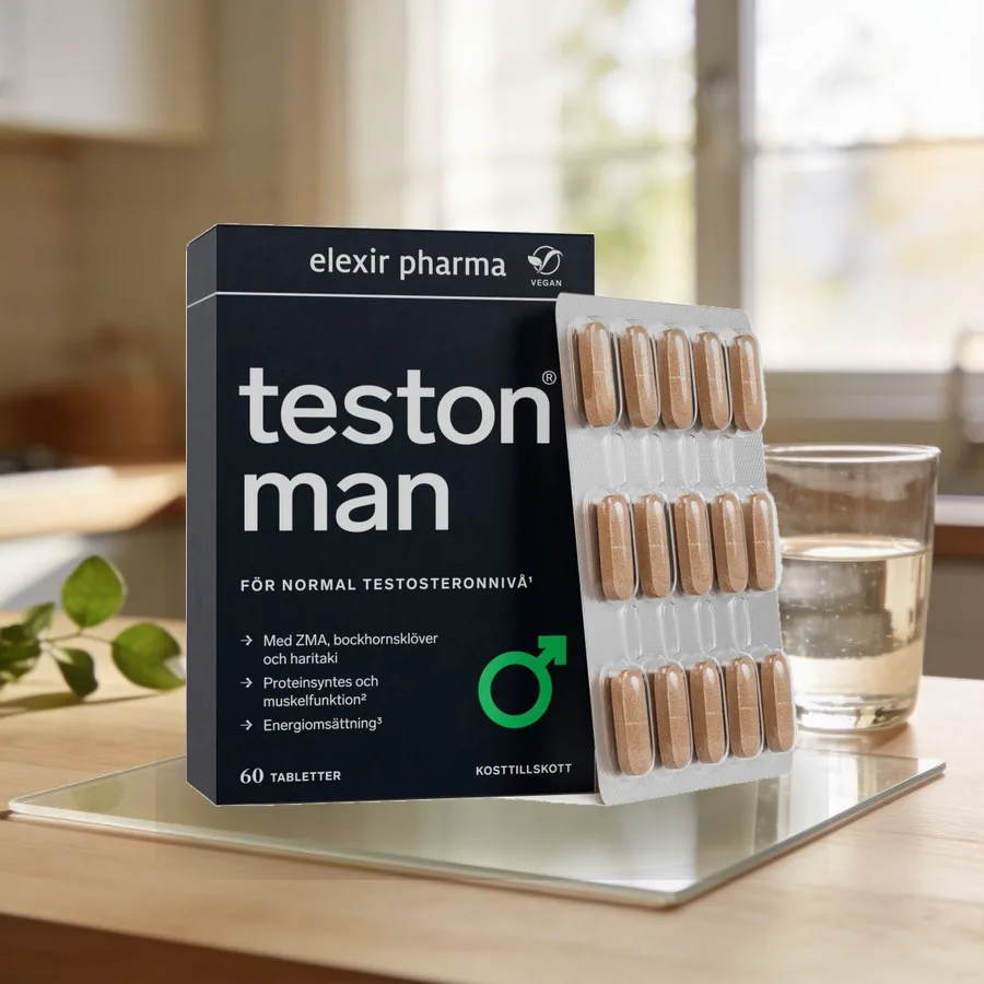 Elexir Pharma Testo Man Balans arkiympäristössä