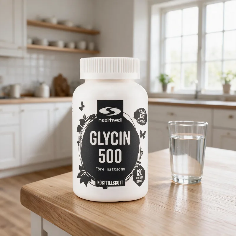 Healthwell Glysiini 500 arkiympäristössä