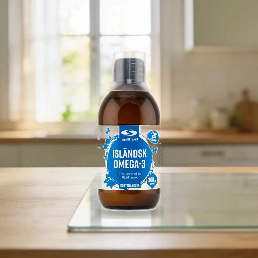 Healthwell Islantilainen Omega-3 arkiympäristössä