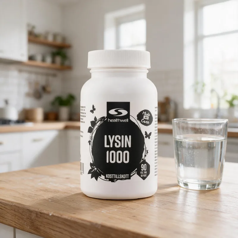Healthwell Lysiini 1000 arkiympäristössä