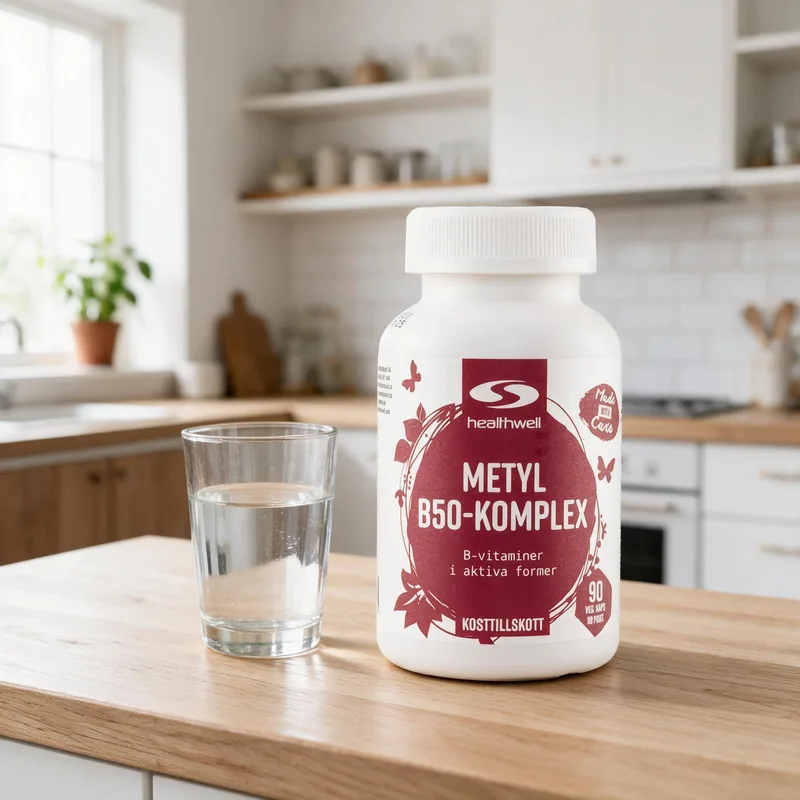 Healthwell Metyyli B-Kompleksi arkiympäristössä