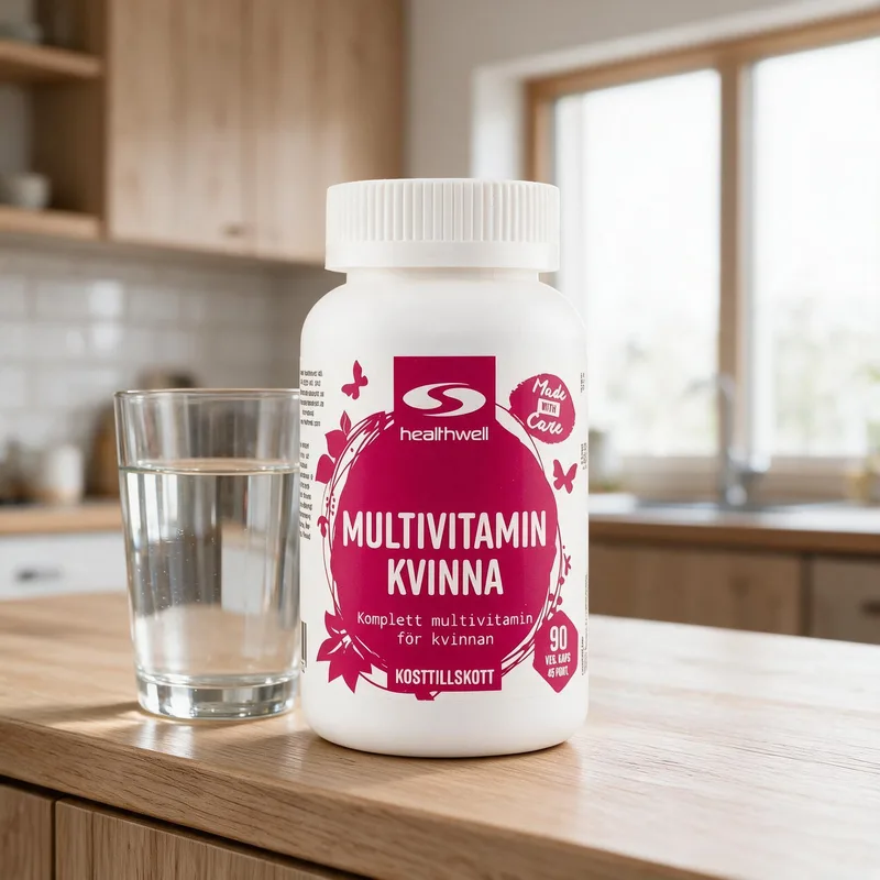 Healthwell Monivitamiini Naisille arkiympäristössä