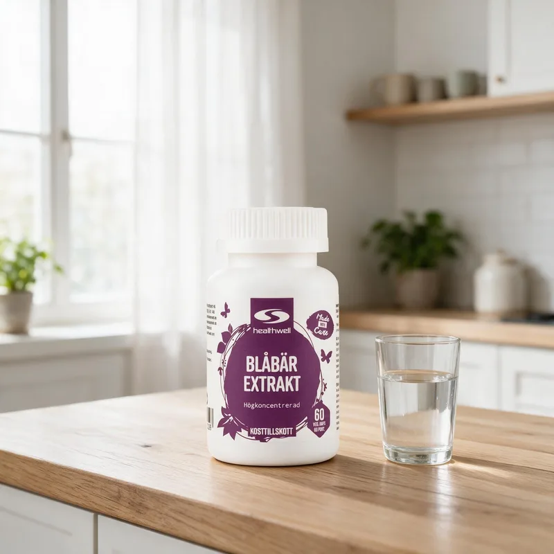 Healthwell Mustikkauute arkiympäristössä