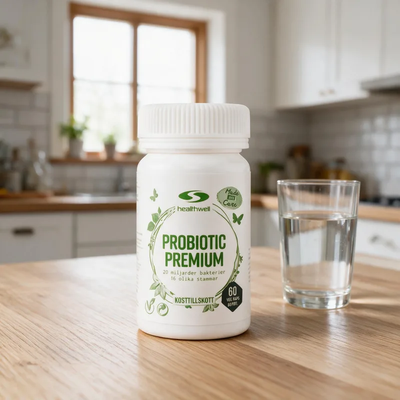 Healthwell Probiotic Premium arkiympäristössä