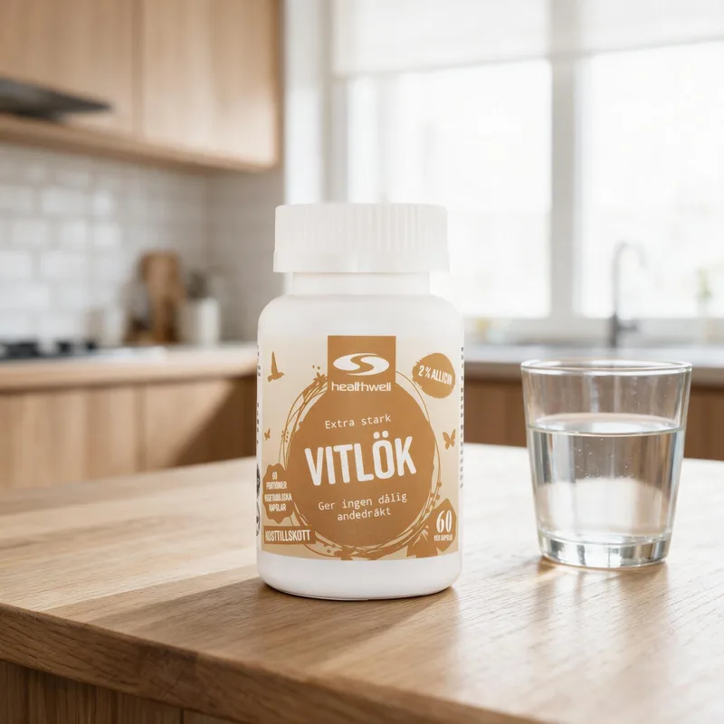 Healthwell Valkosipuli arkiympäristössä