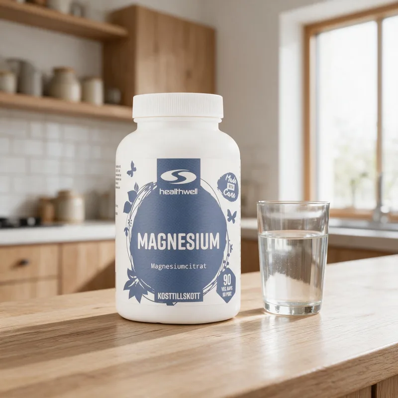Healthwell Magnesium 800 arkiympäristössä