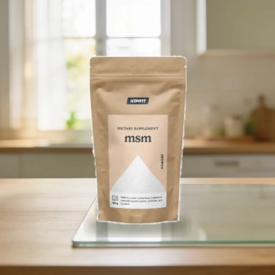 IconFit MSM Powder 150 g arkiympäristössä