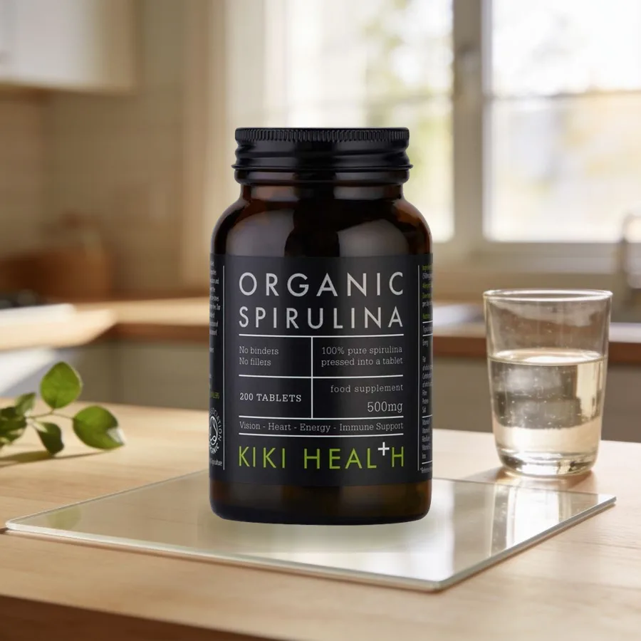 Kiki Health Organic Premium Spirulina arkiympäristössä