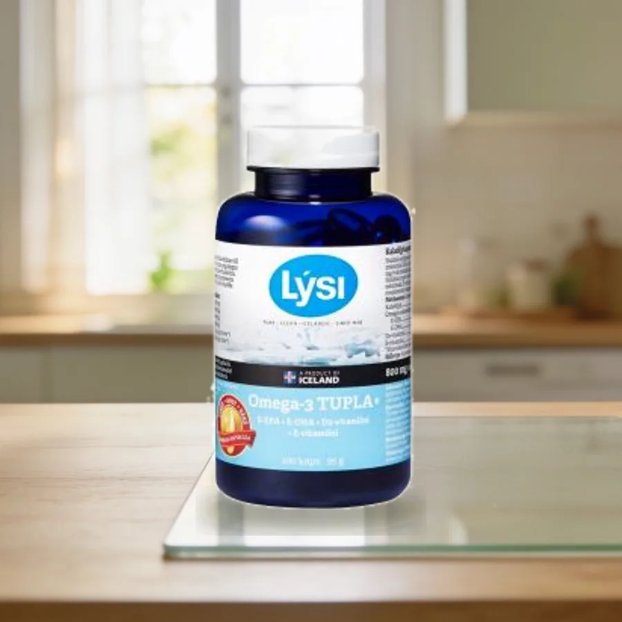 Lysi Omega 3 Tupla 100 Kaps 800mg arkiympäristössä