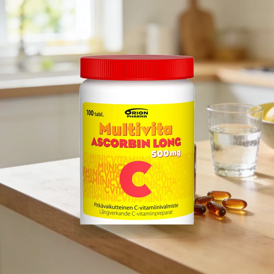 Multivita Ascorbin Long arkiympäristössä