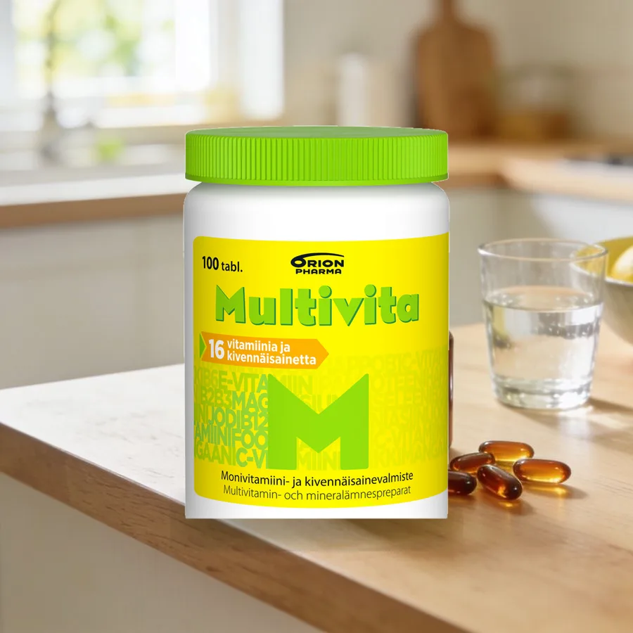 Multivita Monivitamiini arkiympäristössä