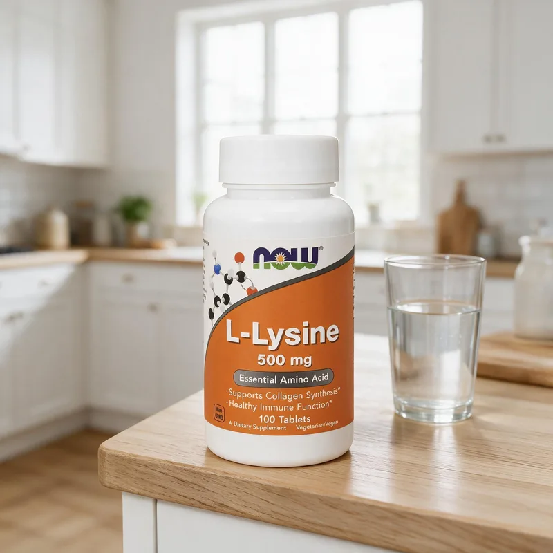 Now Foods L-Lysine arkiympäristössä