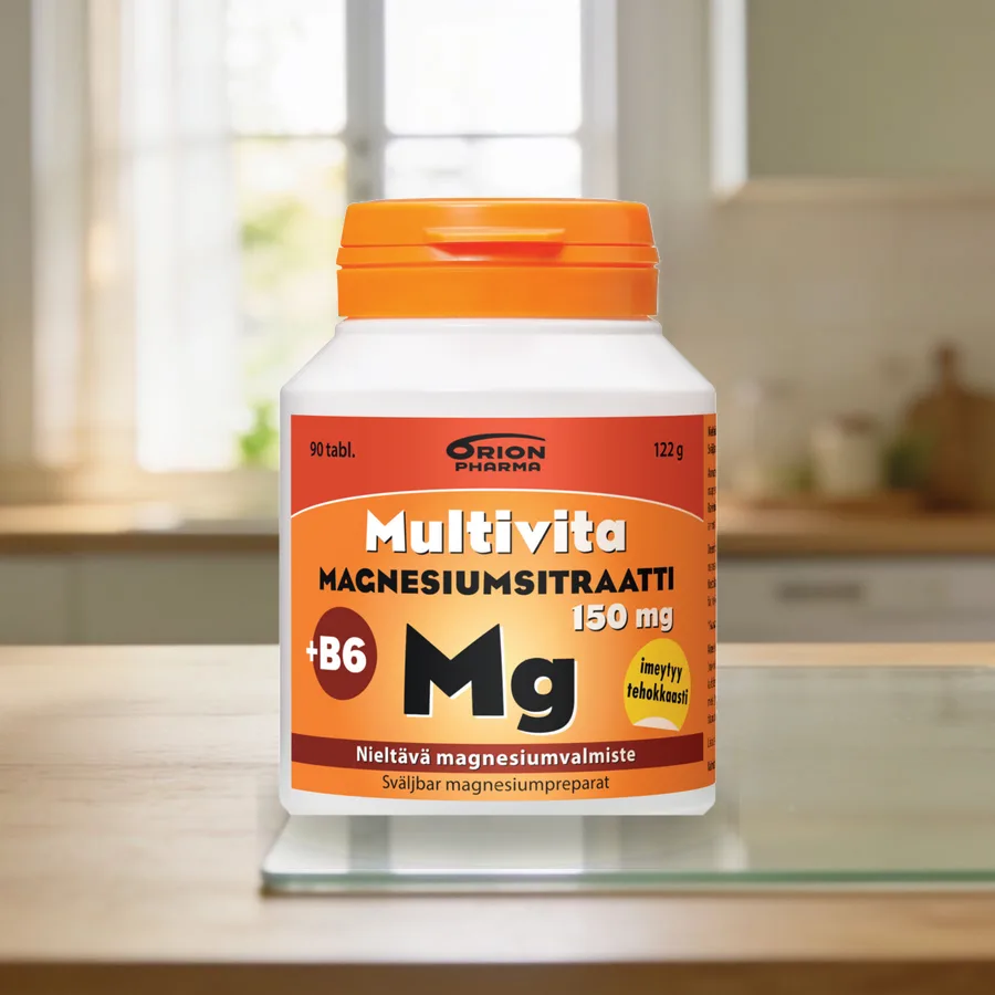 Orion Pharma Multivita Magnesiumsitraatti+B6 arkiympäristössä