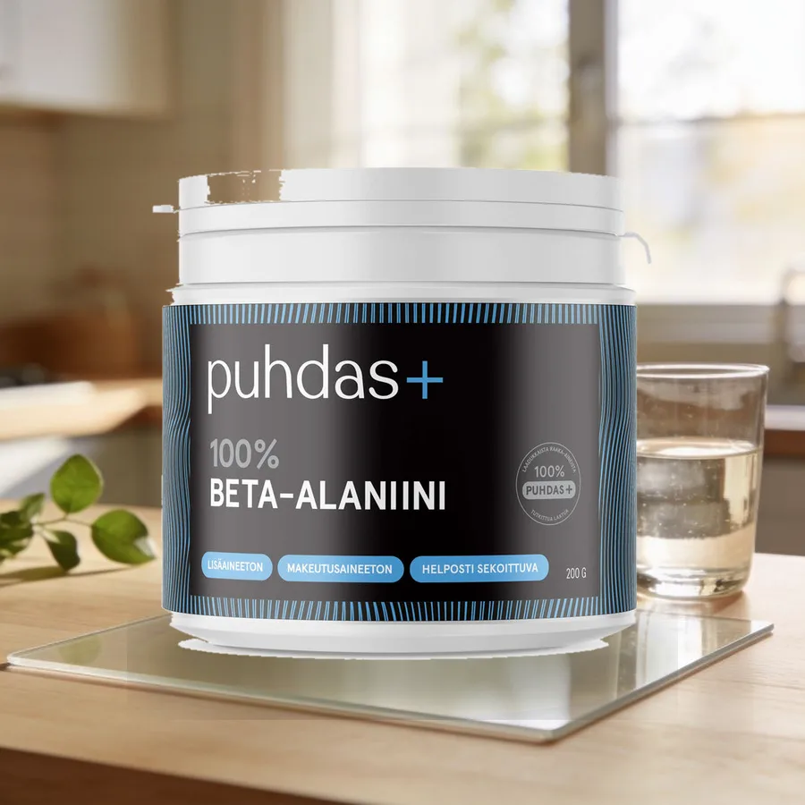 Puhdas+ Beta-Alaniini arkiympäristössä