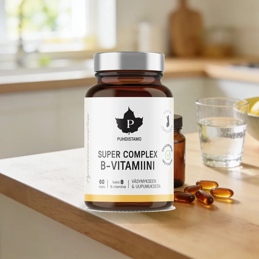 Puhdistamo Super B-vitamiini Complex arkiympäristössä