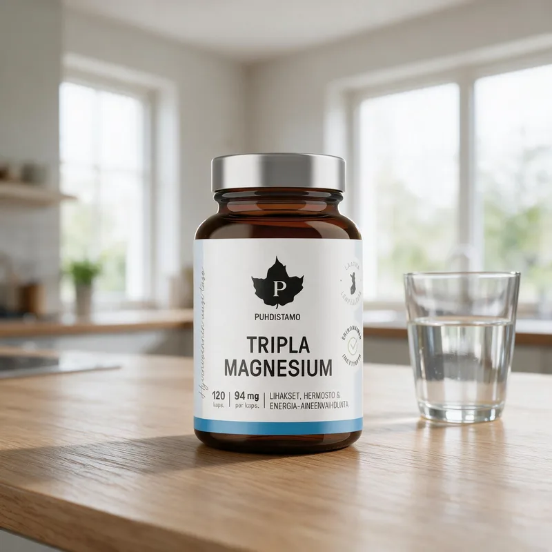 Puhdistamo Tripla magnesium arkiympäristössä