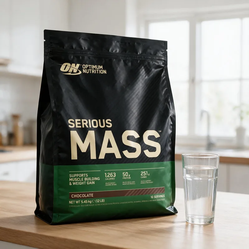 Serious Mass Gainer 5,45 kg arkiympäristössä