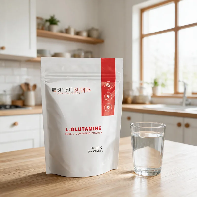 SmartSupps 100 % L-glutamiinia arkiympäristössä