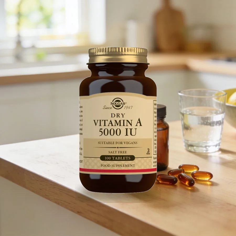 Solgar A-vitamiini, 5000 iu arkiympäristössä