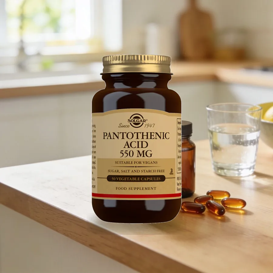 Solgar Pantoteenihappo (B5-vitamiini) 550 mg arkiympäristössä