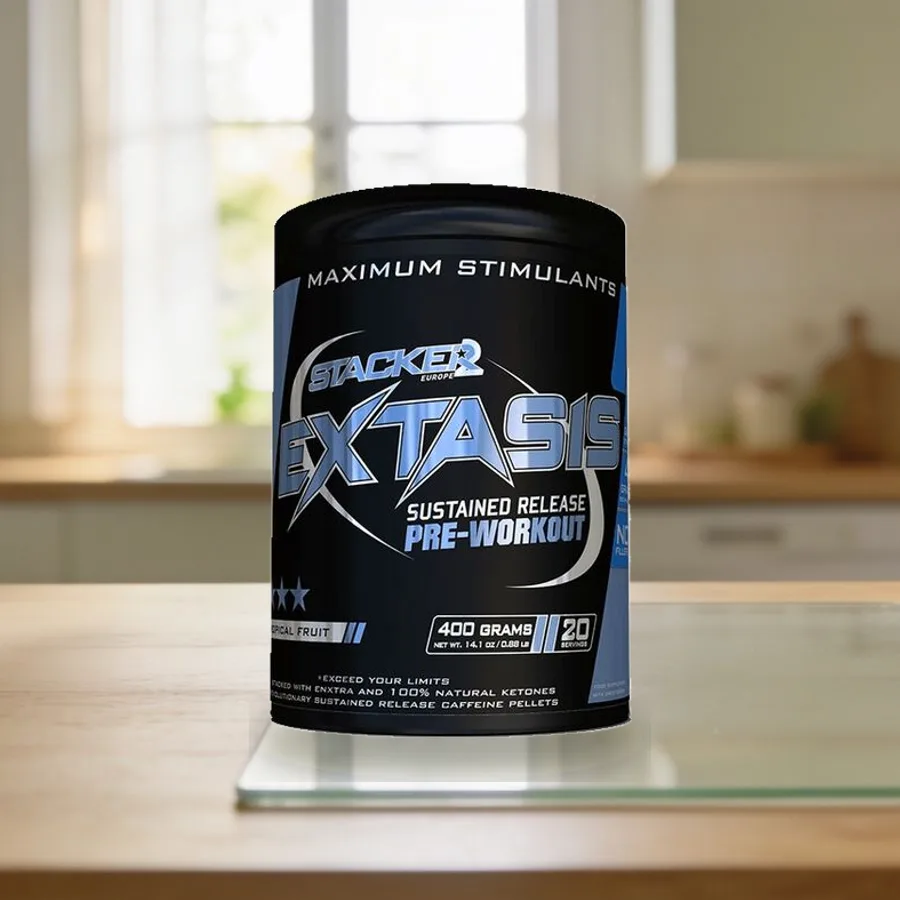 STACKER2 Europe Extasis Pre Workout arkiympäristössä
