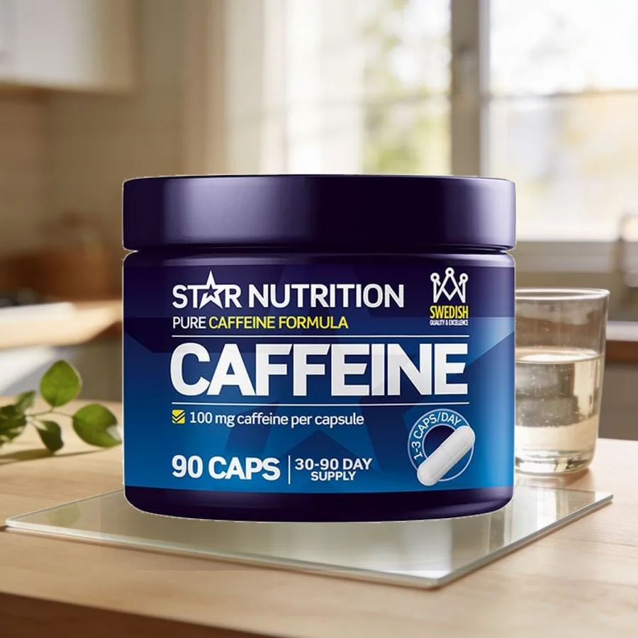 Star Nutrition Kofeiinikapselit arkiympäristössä