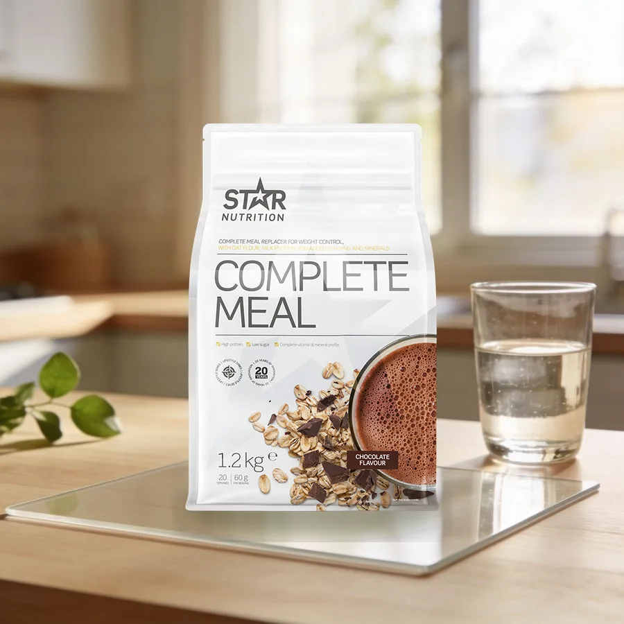 Star Nutrition Complete Meal Ateriankorvike 1,2 kg Chocolate arkiympäristössä