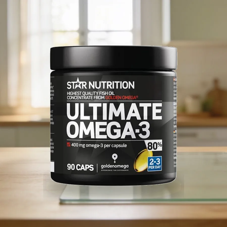 Star Nutrition Ultimate Omega-3 80% 90 kapselia arkiympäristössä
