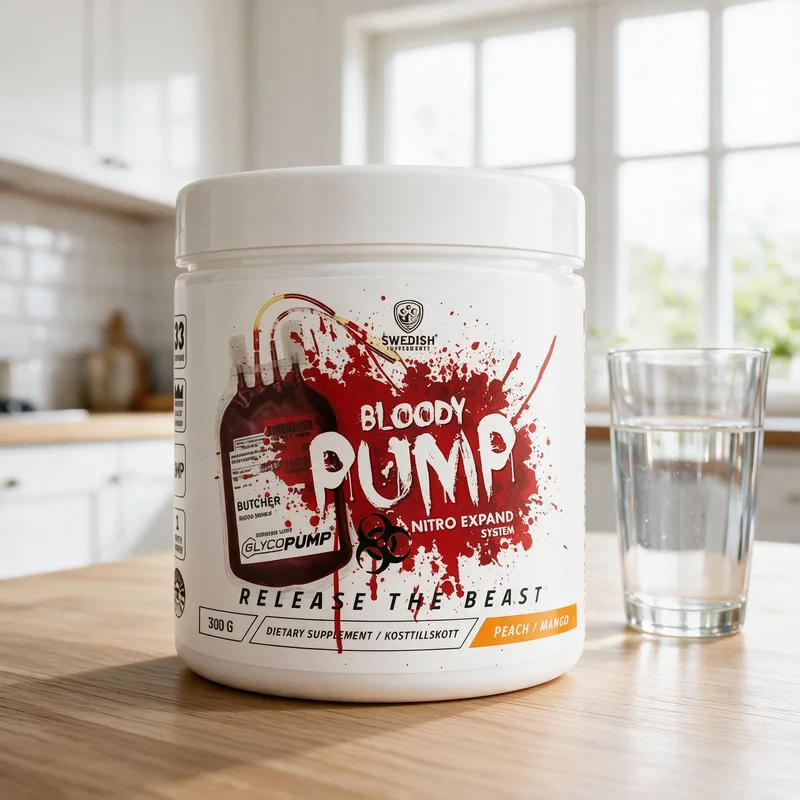 Swedish Supplements Bloody Pump arkiympäristössä