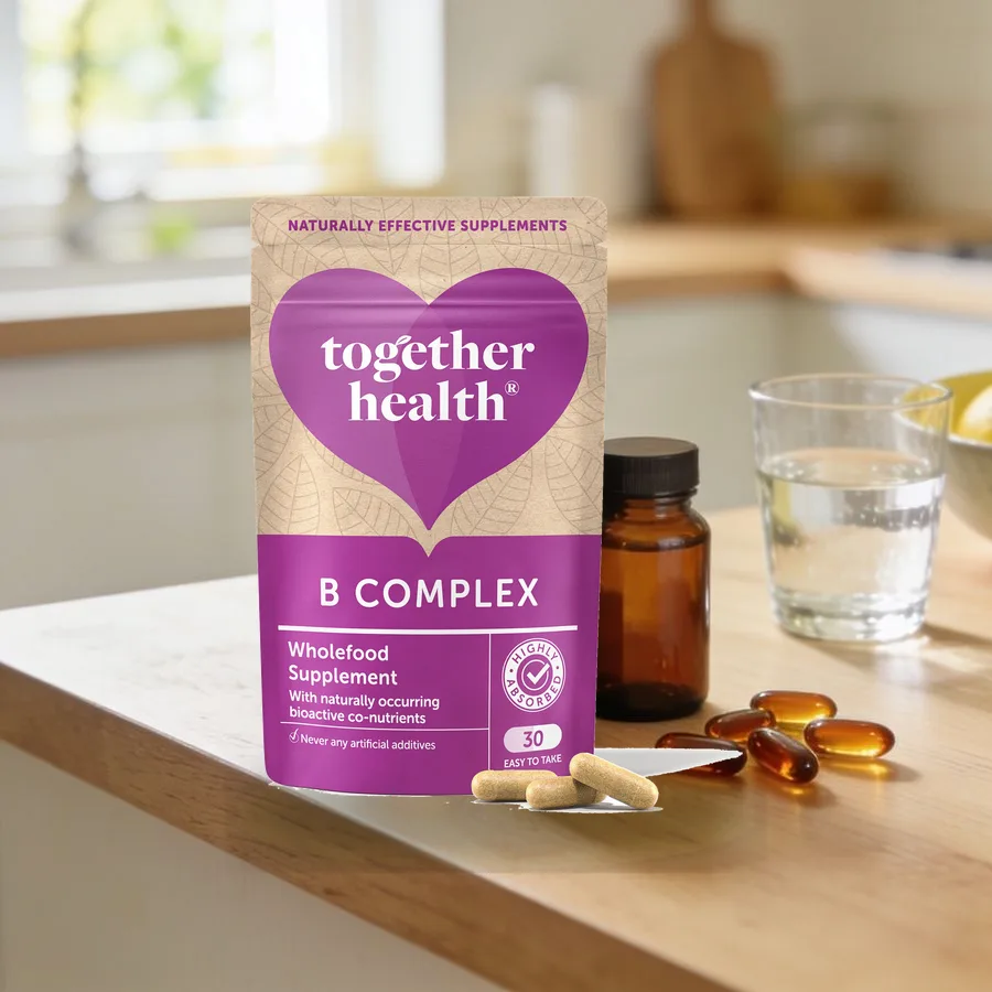 Together Health B-vitamin complex arkiympäristössä