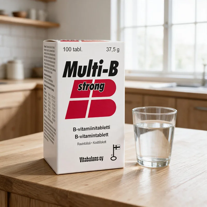 Vitabalans Multi-B-Strong arkiympäristössä