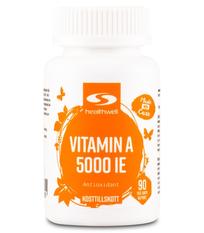 Healthwell A-vitamiini 5000 IE