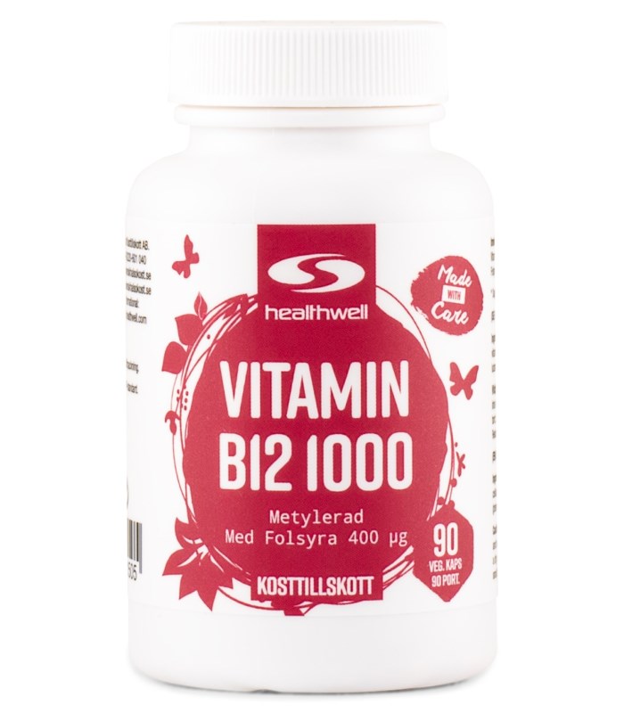 Healthwell B12 Vitamiini Metyloituna