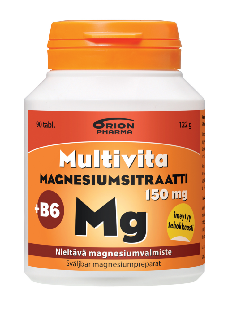 Orion Pharma Multivita Magnesiumsitraatti+B6