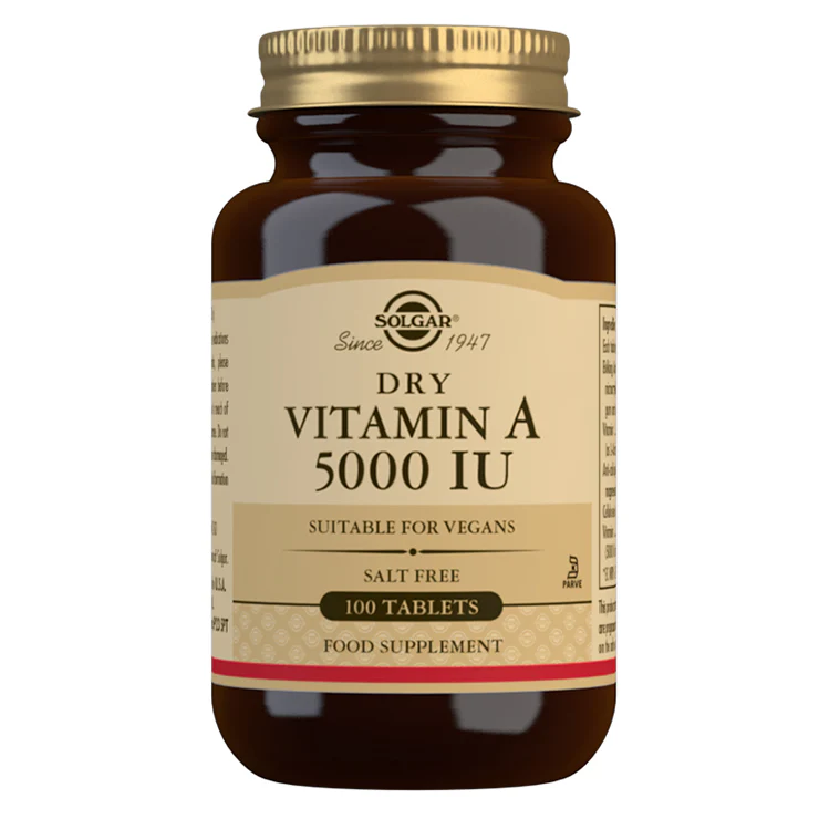 Solgar A-vitamiini, 5000 iu