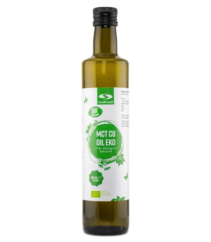 Healthwell MCT C8-öljy Luomu