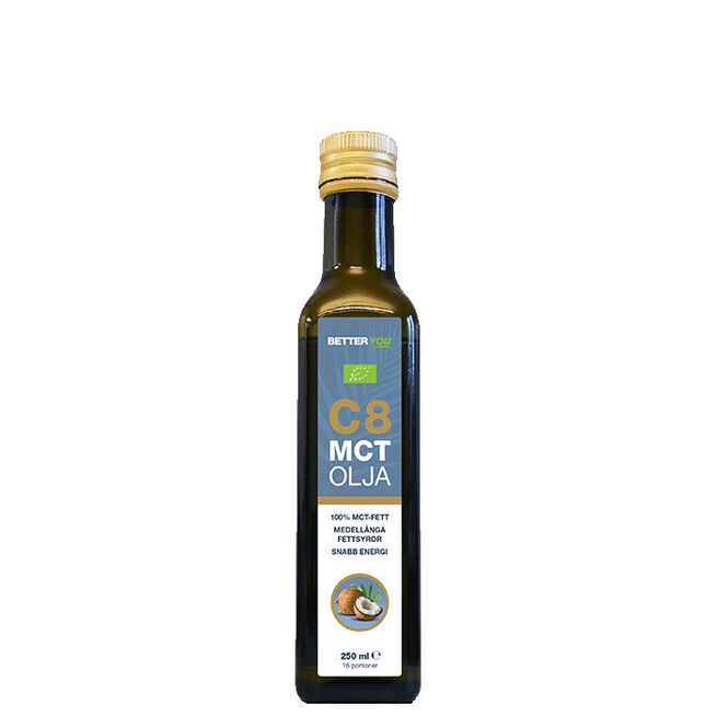 Better You Luomu C8 MCT-öljy 250 ml