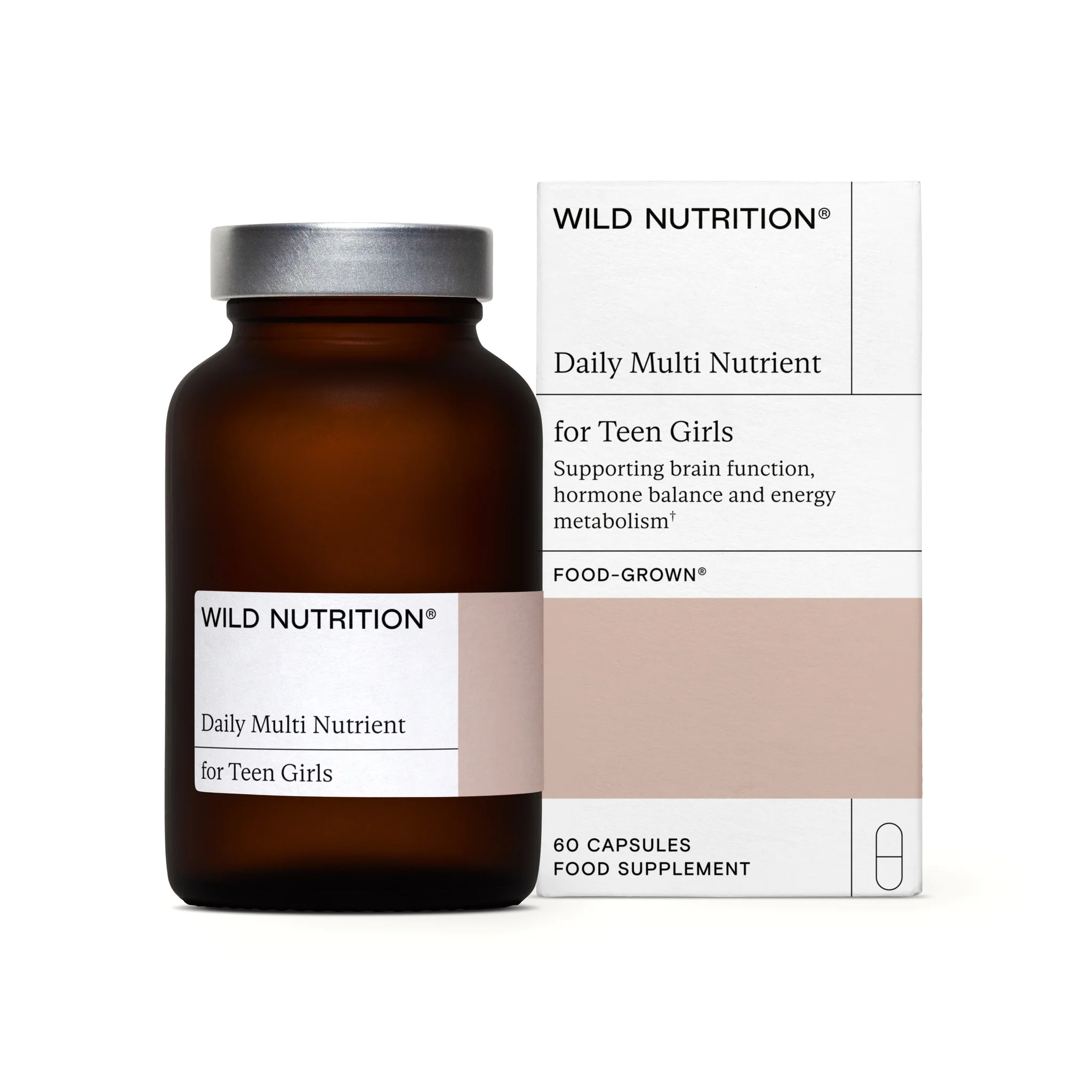 Wild Nutrition Daily Multi Nutrient for Teen Girls monivitamiini teinitytöille,