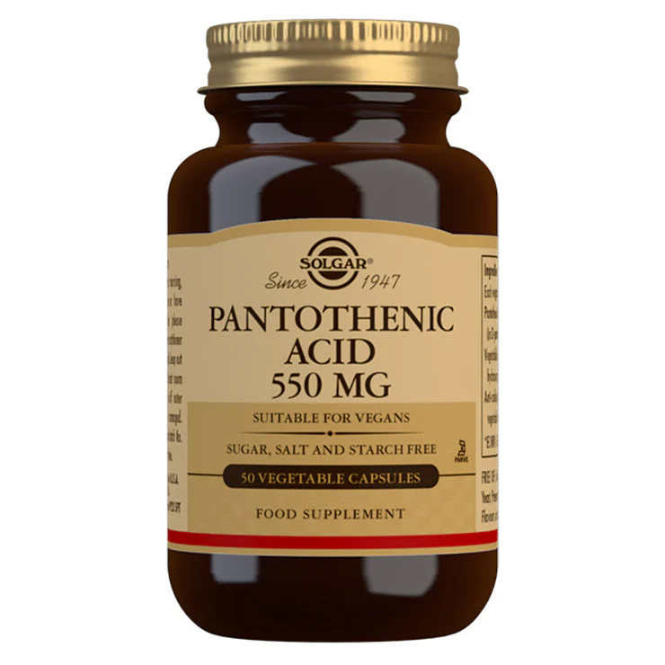 Solgar Pantoteenihappo (B5-vitamiini) 550 mg
